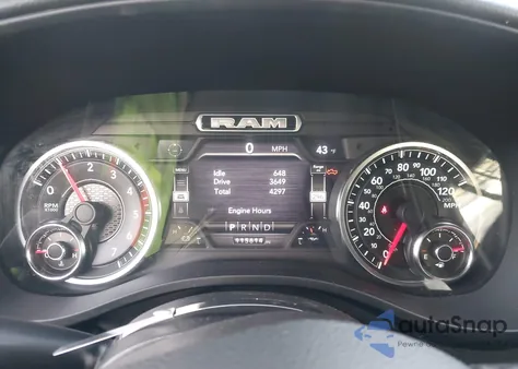 2021 Ram 1500 Big Horn 4X4 5'7 Box from USA, damaged, VIN 1C6SRFFT1MN580684